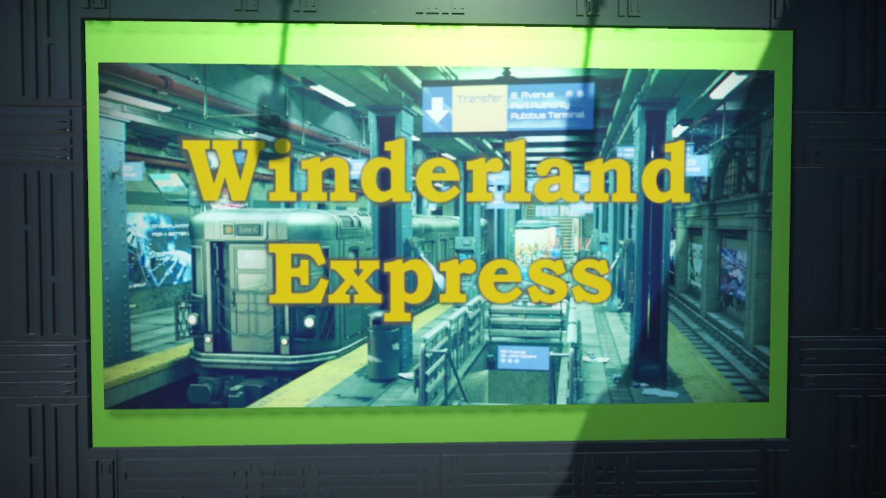 Train Station Sign