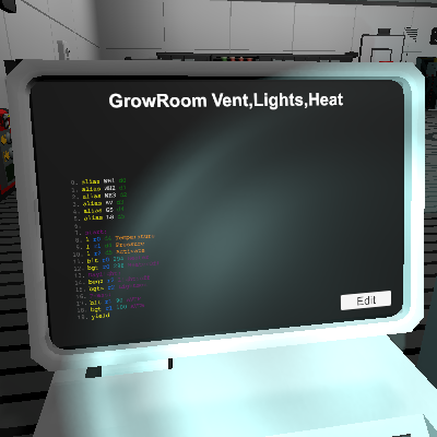 GrowRoom Vent,Lights,Heat
