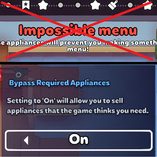No Impossible Menu