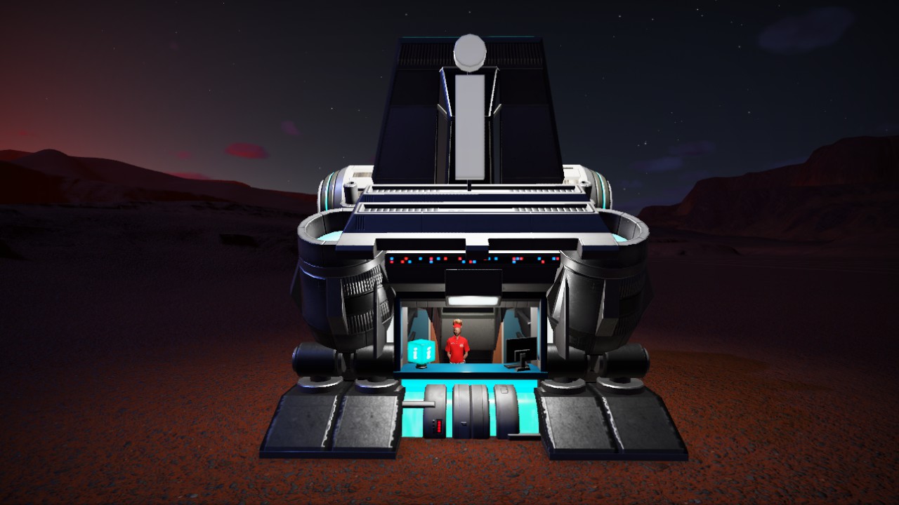 COMPACT SCI-FI INFO BOOTH -h0x
