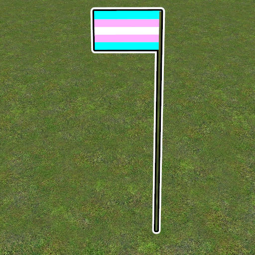 Transgender Flag Pole preview
