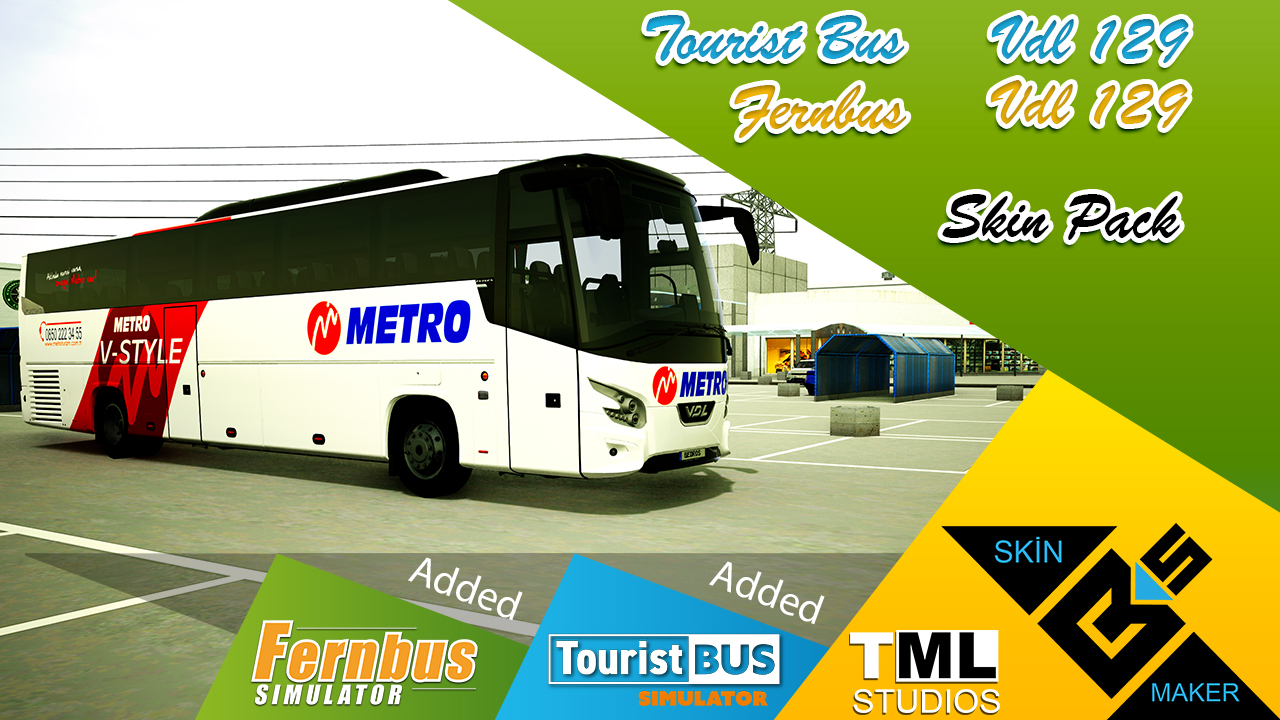 VDL FHD2 129 New Metro Vstyle Skin Pack