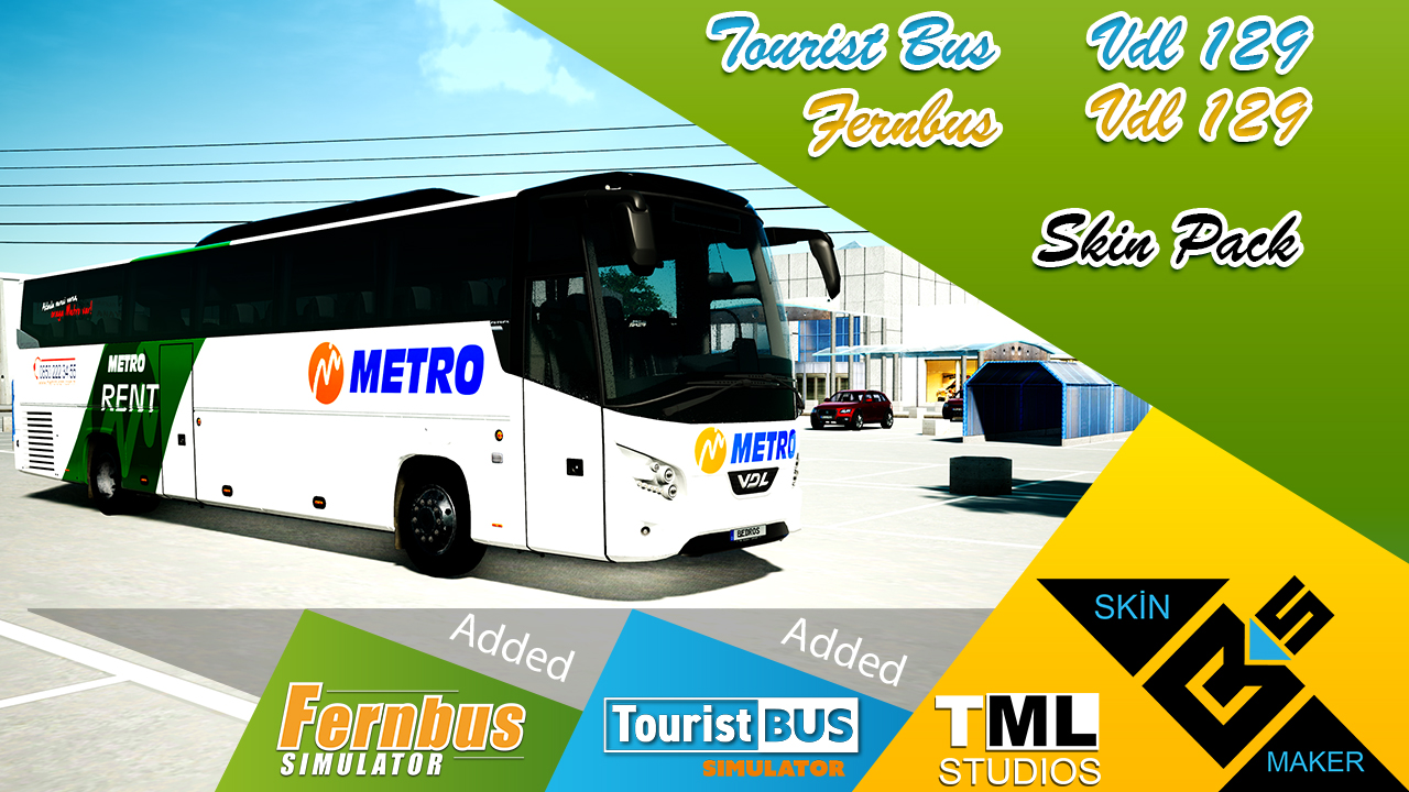 VDL FHD2 129 New Metro Rent Skin Pack
