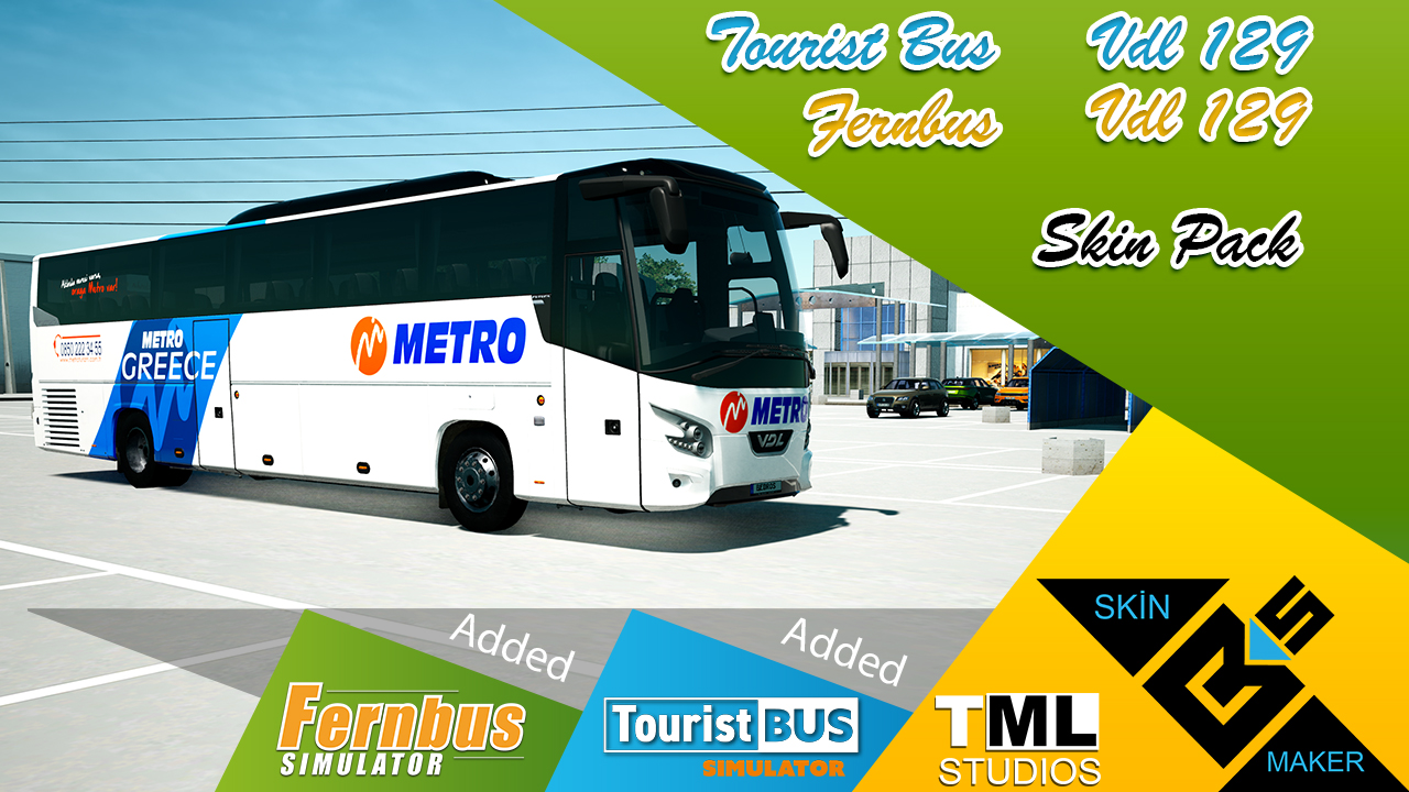 VDL FHD2 129 New Metro Greece Skin Pack