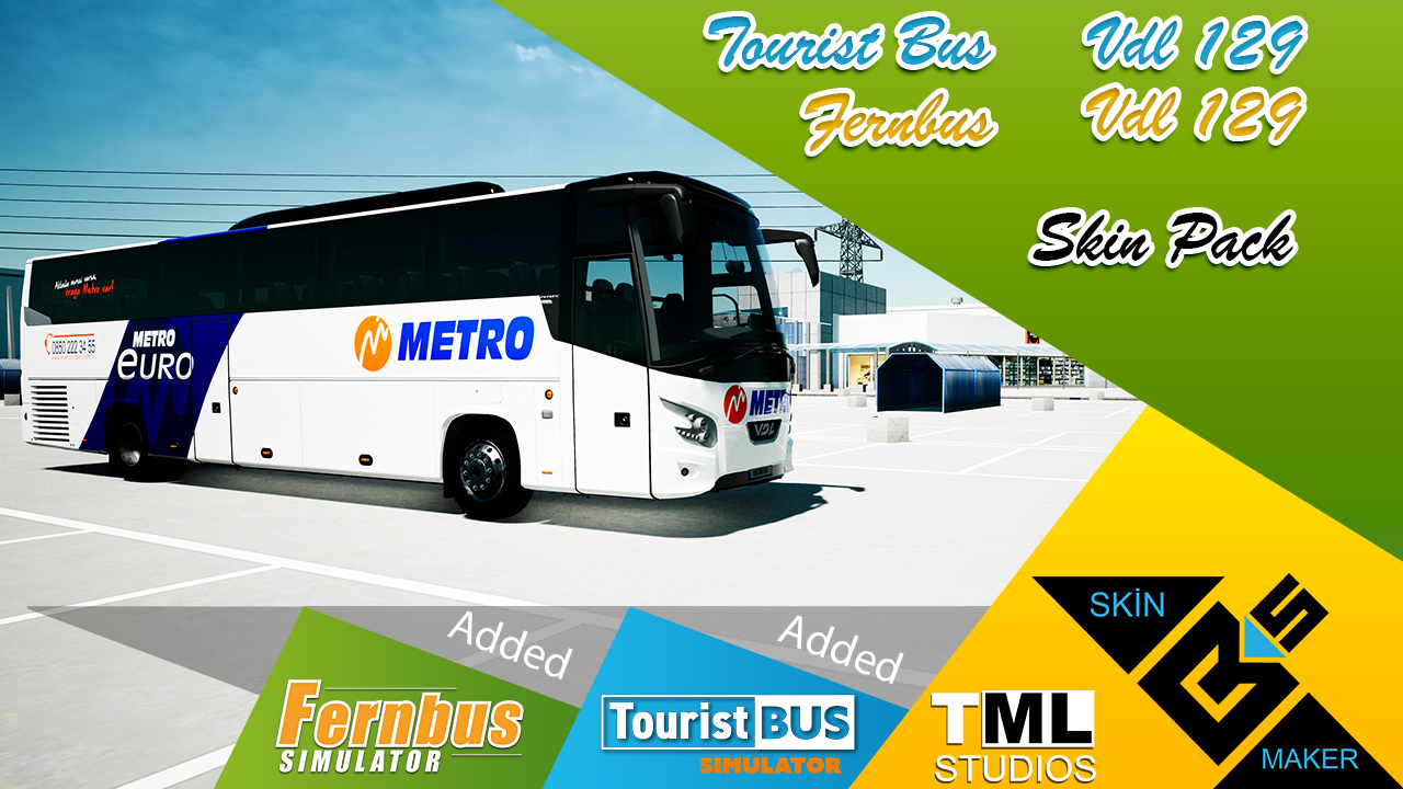 VDL FHD2 129 New Metro Euro Skin Pack