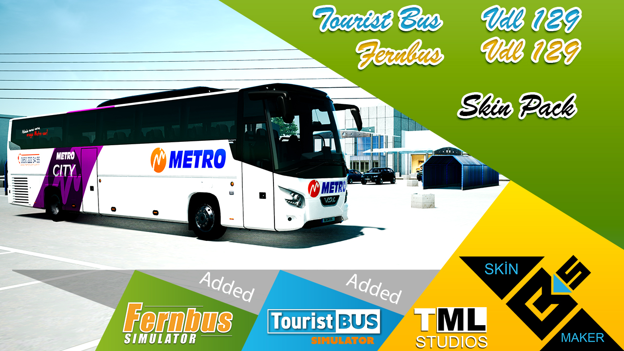 VDL FHD2 129 New Metro City Skin Pack