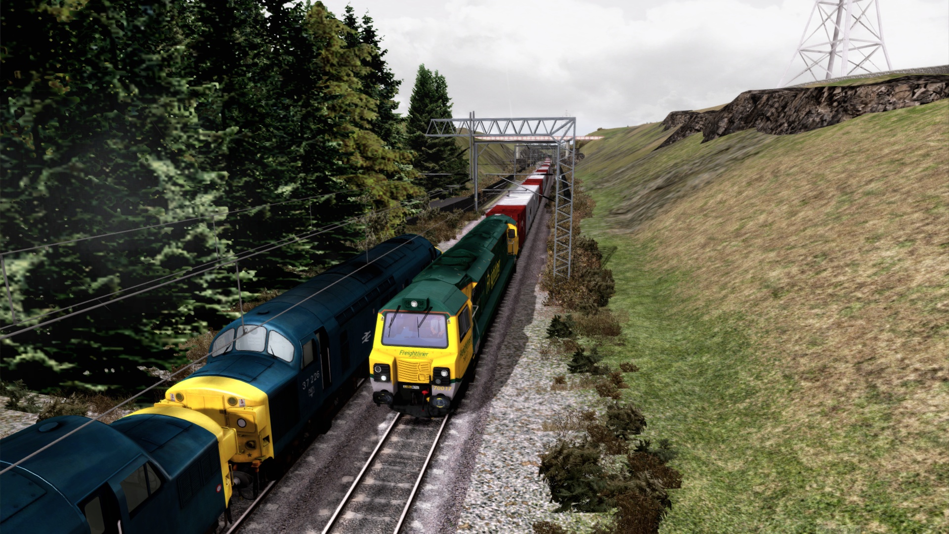 (Class 70) 4M25 Shap towards Preston