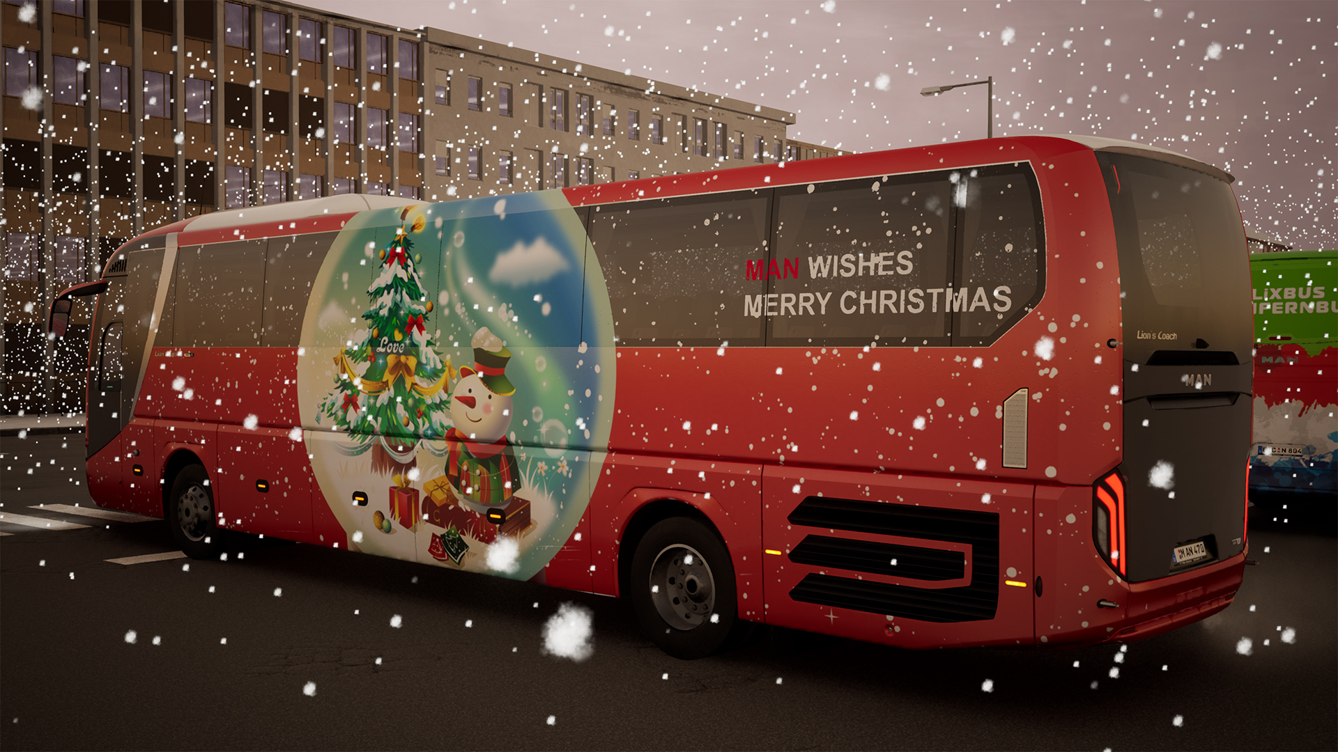 MAN Lion's Coach C2 MAN WISHES MERRY CHRISTMAS