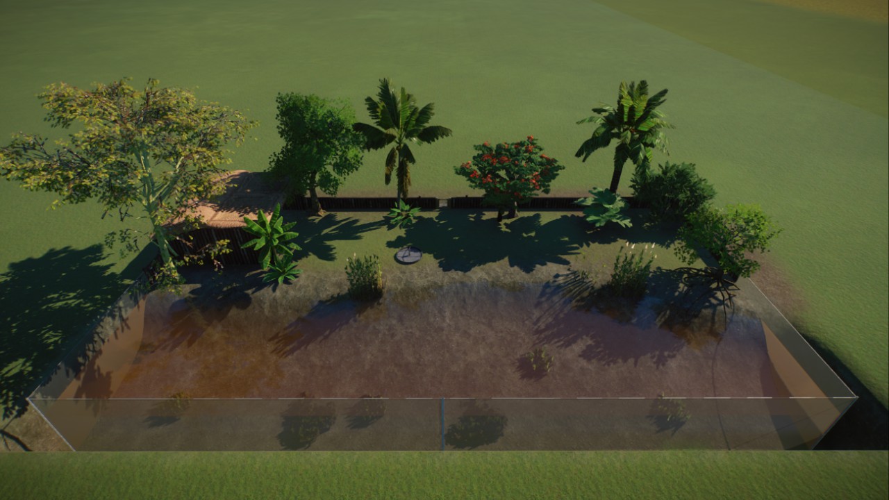 Box Pygmy Hippo Habitat (1.12)