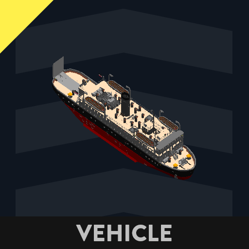 S.S. Bremerhaven Vehicle Ferry 1941 With Tank