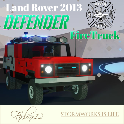 Land Rover Defender 130 Dually Fire Engine 2013