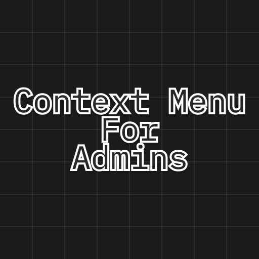 Context Menu For Admins preview