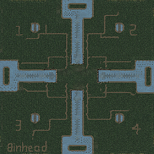 IronQuadrant V0.4 - No Helis - T1 TL, T2 TR, T3 BL, T4 BR