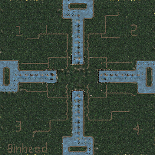 IronQuadrant V0.5 - No Helis - T1 TL, T2 TR, T3 BL, T4 BR