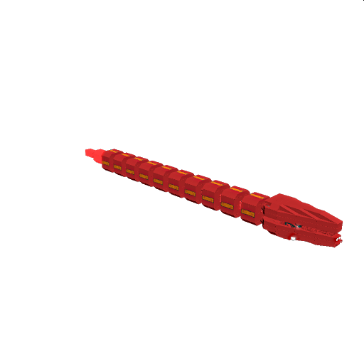 its a fire snake dont get to clase haha