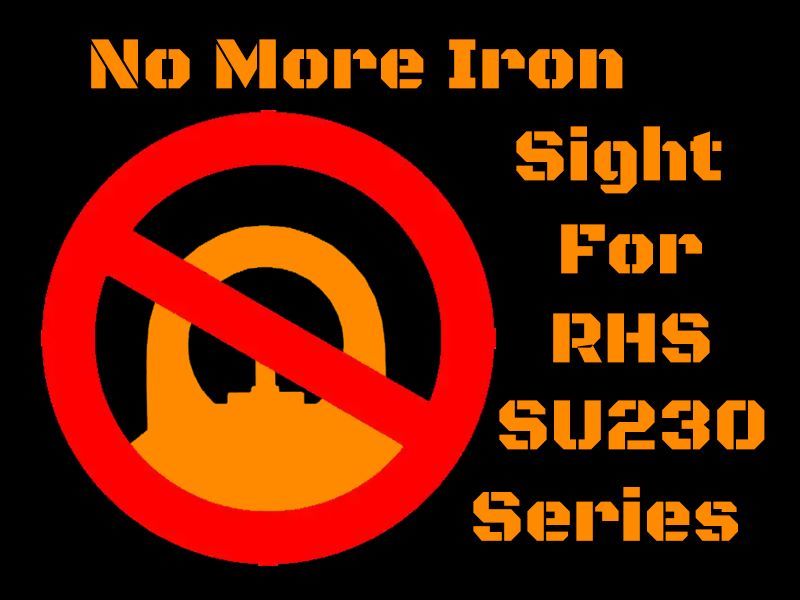 No More Iron Sights For the RHS SU230 Series