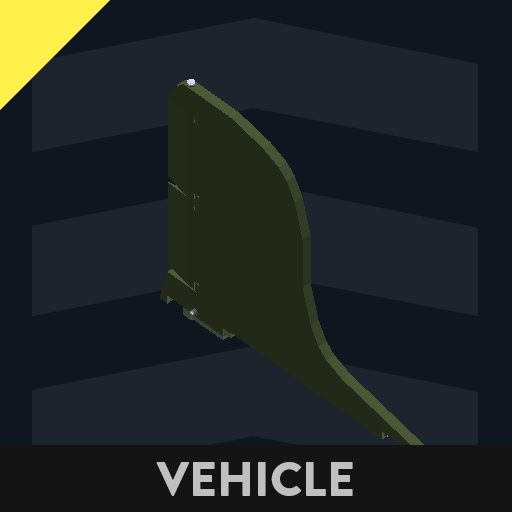 Dinosaur Maxibranta Military Paratrooper Transport Plane Tail