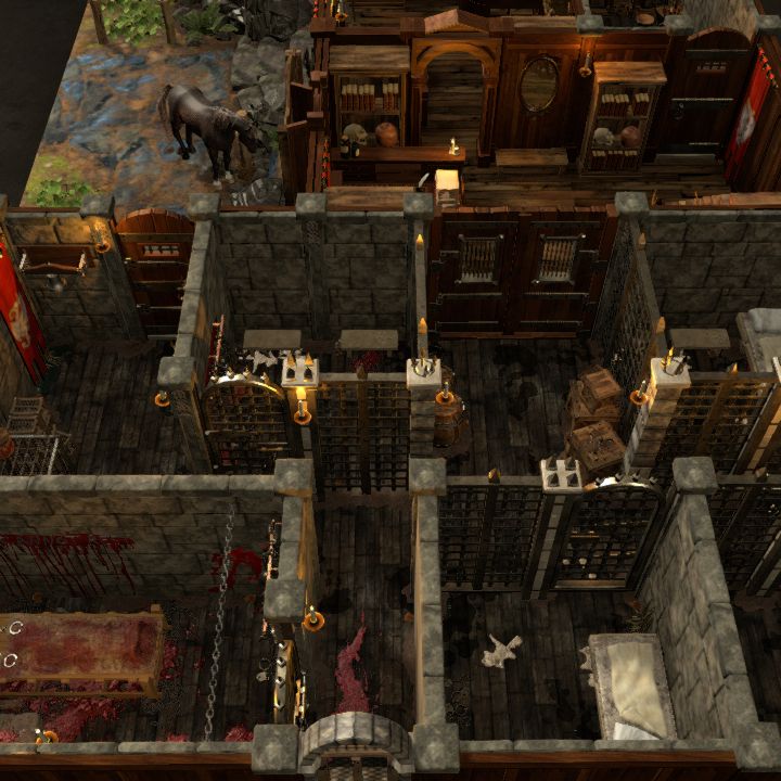 MILITARY BASE WITH PRISION