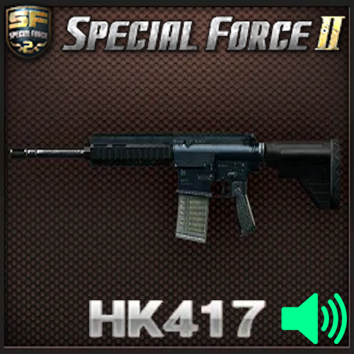 【S.K.I.L.L. - Special Force 2｜스페셜포스2】 HK417 (M16 Firing Sound) preview