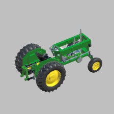 Tractor With Gas Engine