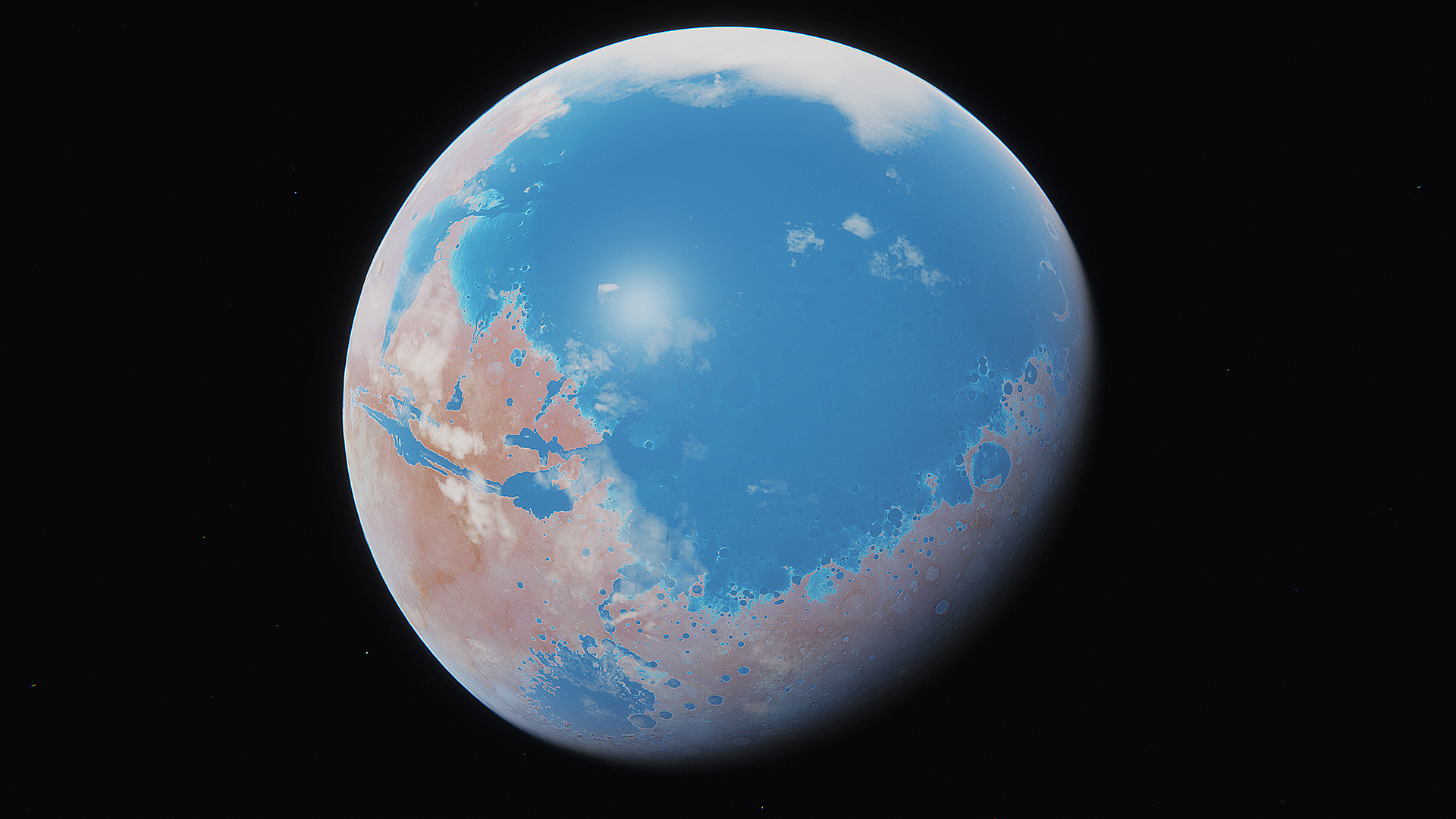 Mars (with water)