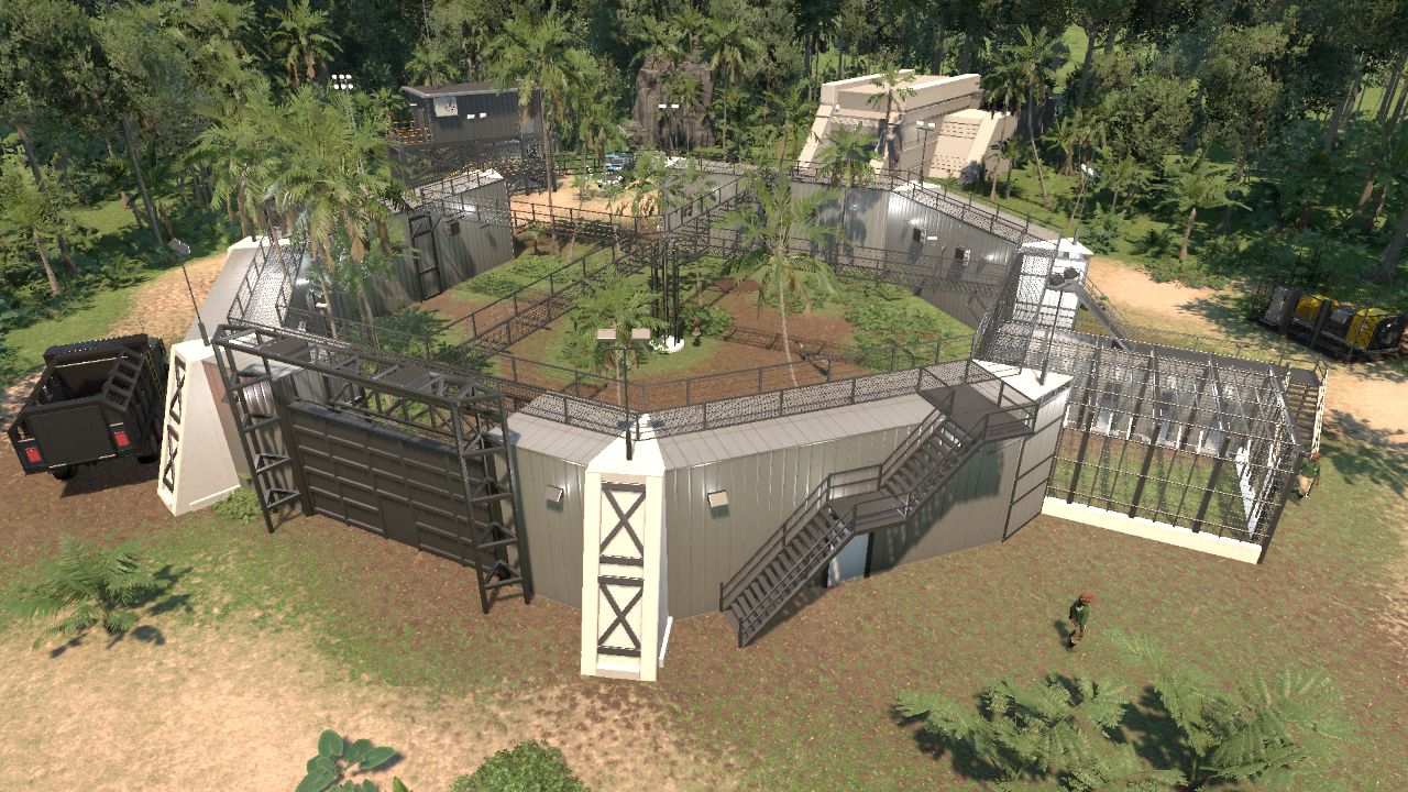 Jurassic World Velociraptor Research Paddock (Undecorated)