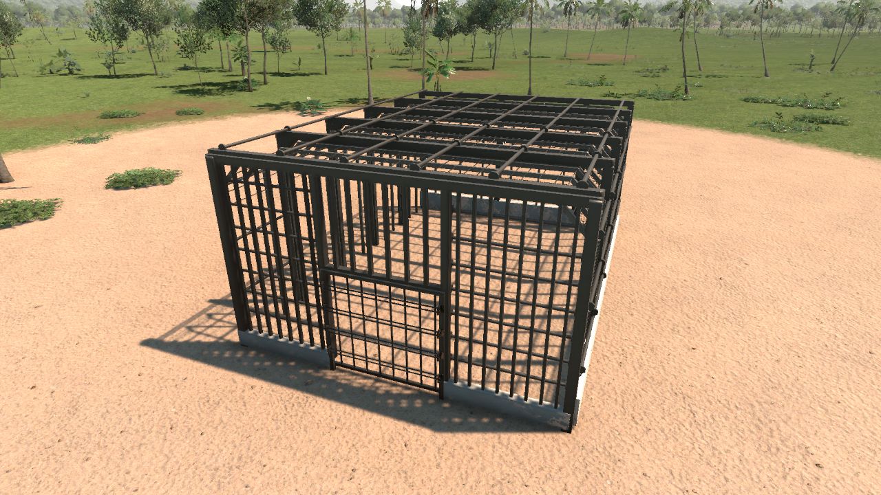 Jurassic World Velociraptor Paddock Cage
