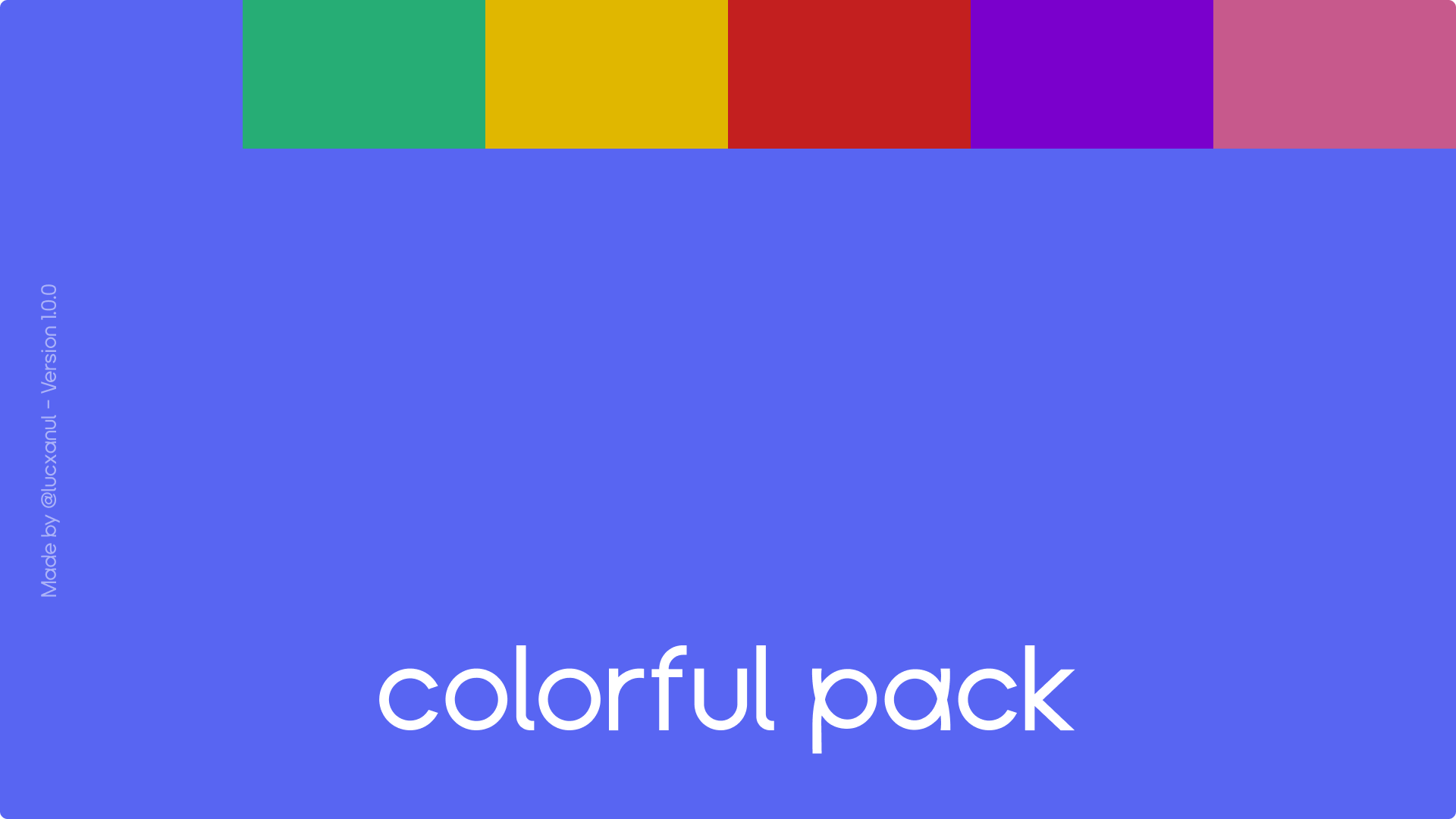 Colorful Pack - Aqua