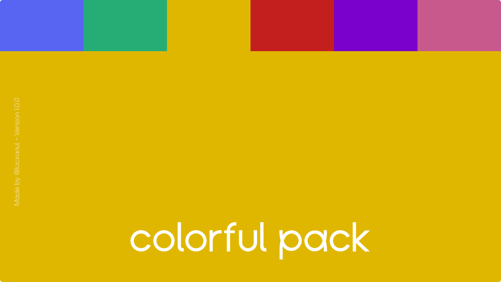 Colorful Pack - Lemon