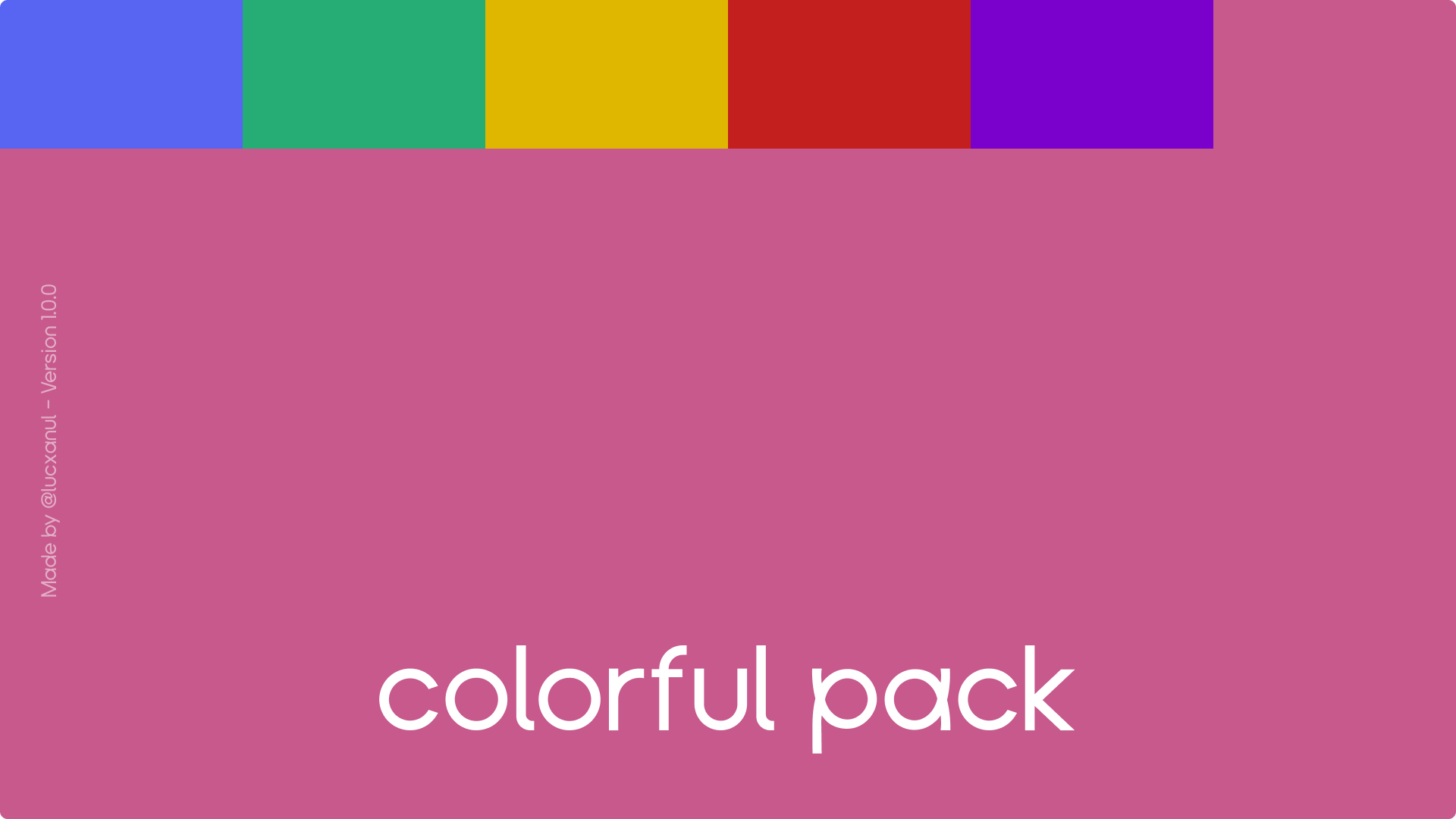 Colorful Pack - Bubblegum