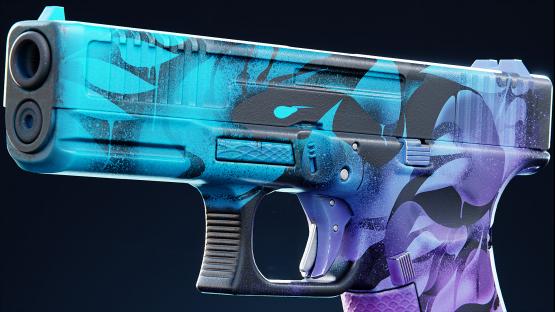 Glock-18 | Snake Camouflage | Blue/Purple