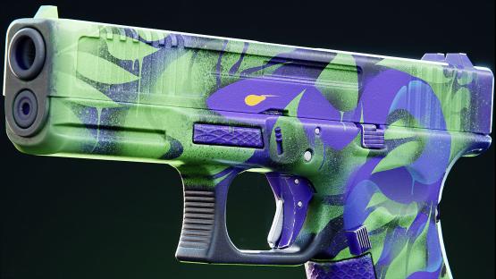 Glock-18 | Snake Camouflage | Purple/Green