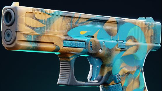Glock-18 | Snake Camouflage |
Turquoise/Orange
