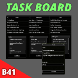 TaskBoard – Project Zomboid Mod