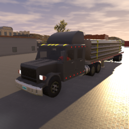 Red Drill "Goliath" by RED DRILL - Steel pipes trailer - Copy
