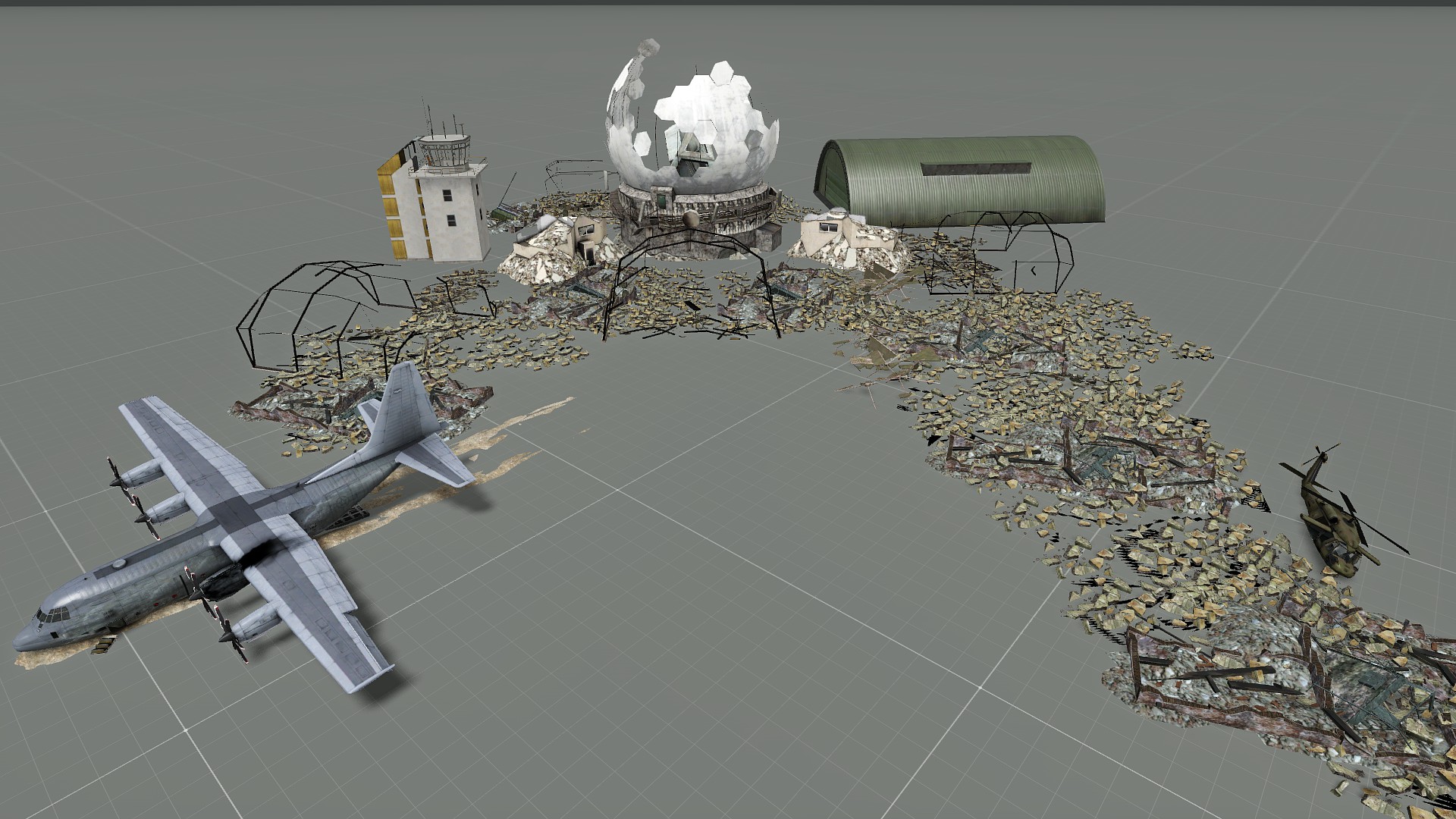 Bombed Air Base