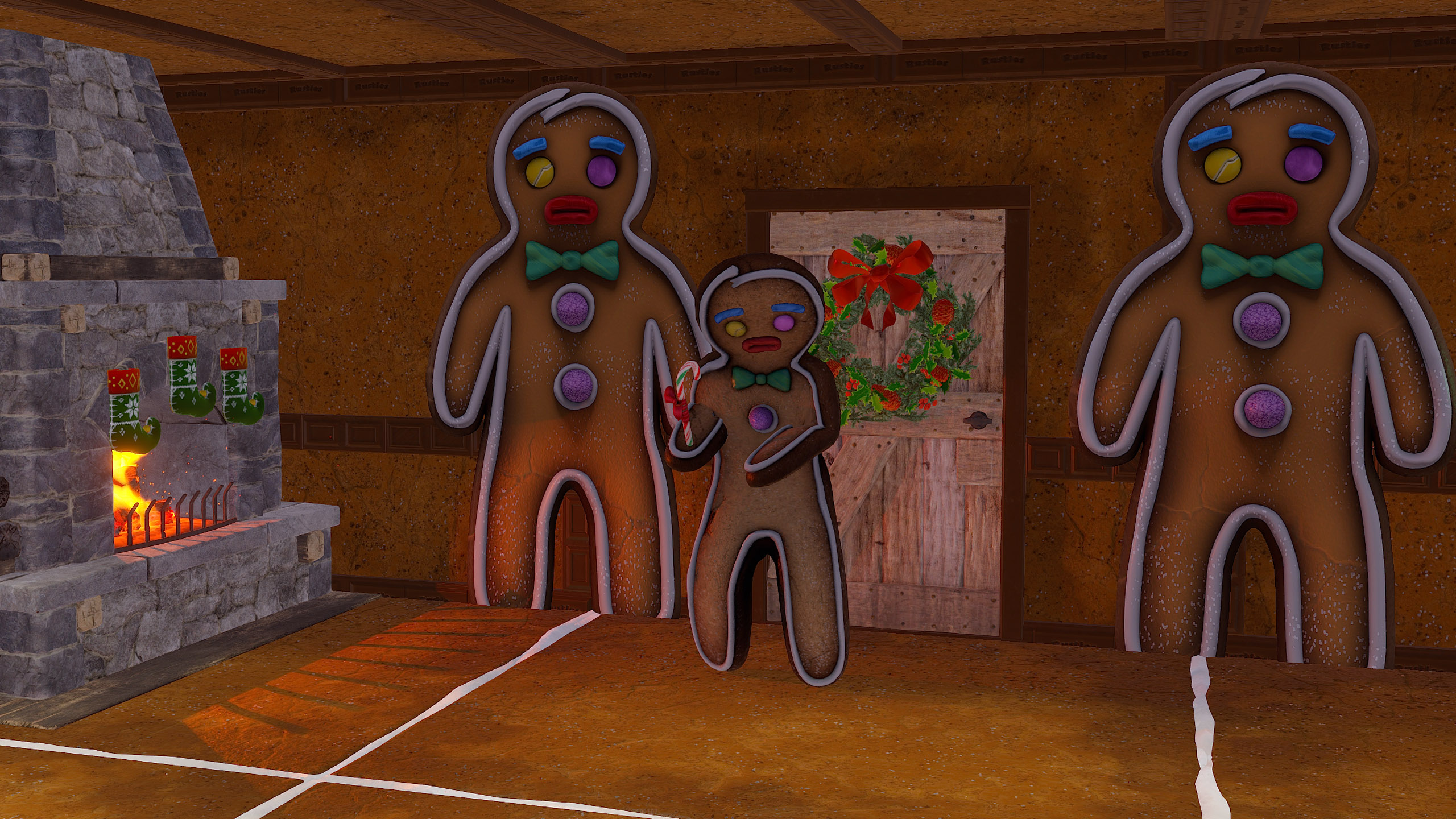 Gingerbread Man Rug
