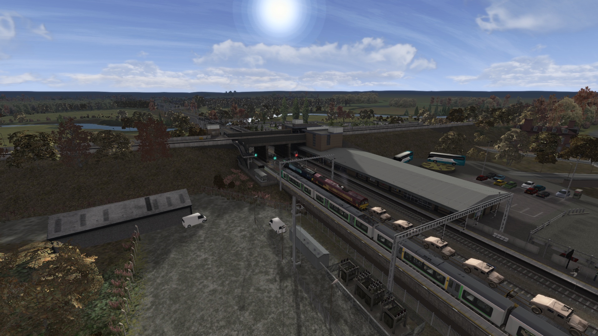 341 UK railway tour WCML Trent Valley Part 4 Tamworth to Nuneaton