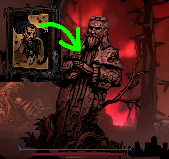 ancestor statue in unsettling portrait