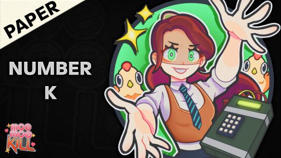 Sticker Moe Moe Kill! | Number K