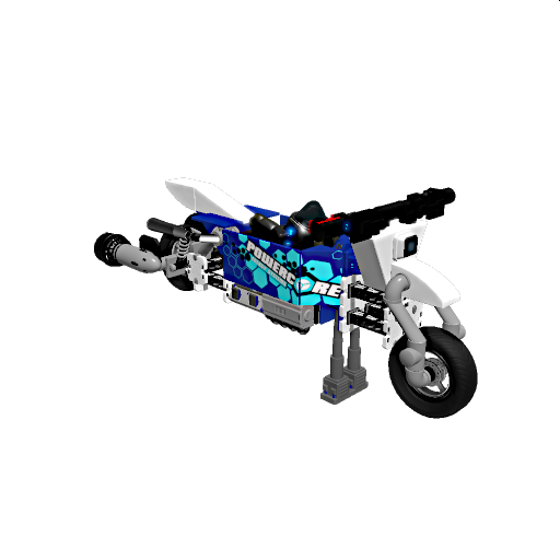 dirt bike with prop