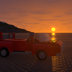 My first car in this game ever w/ trailer