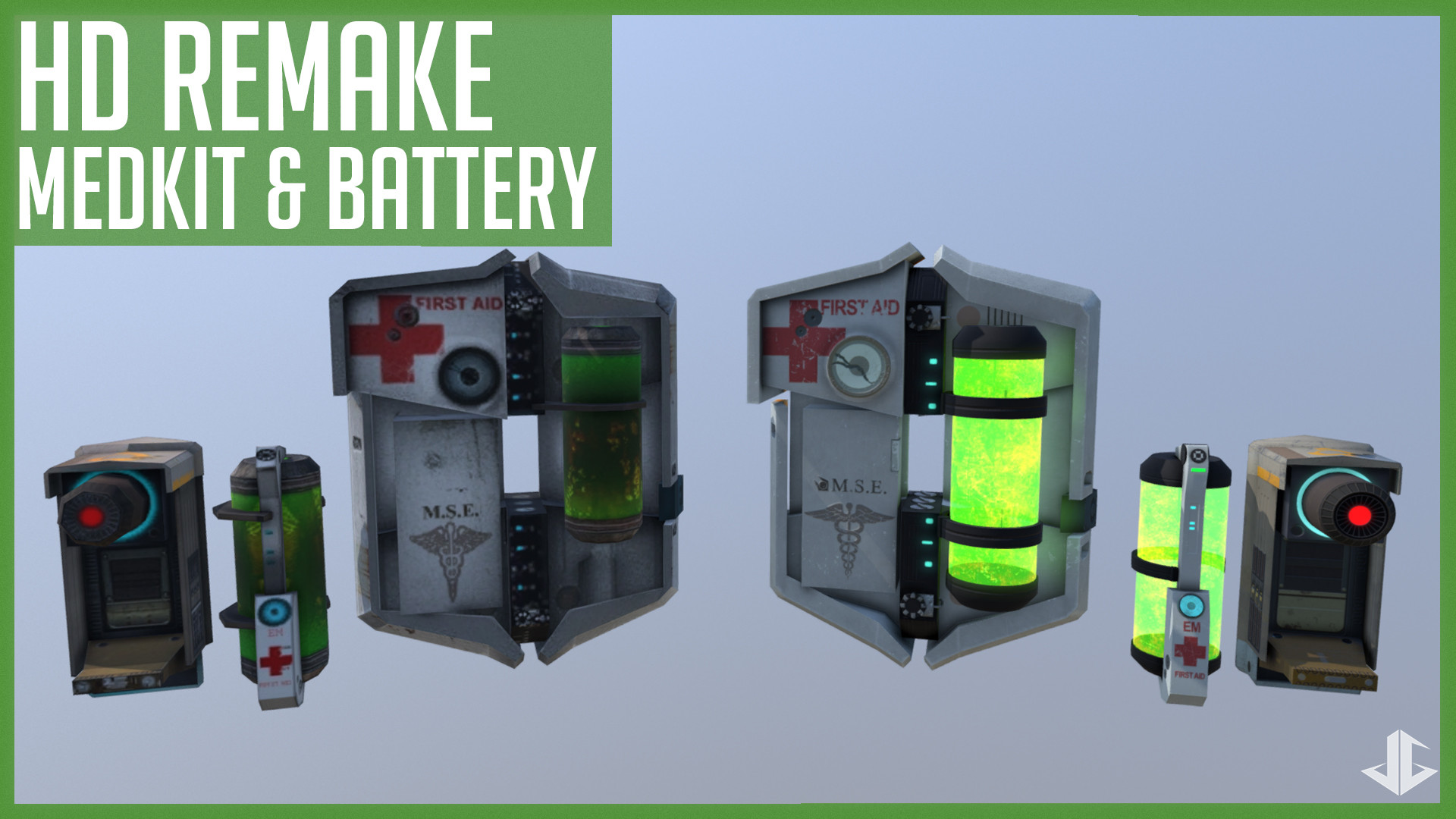 Half-life 2: Medkit and Battery Remake