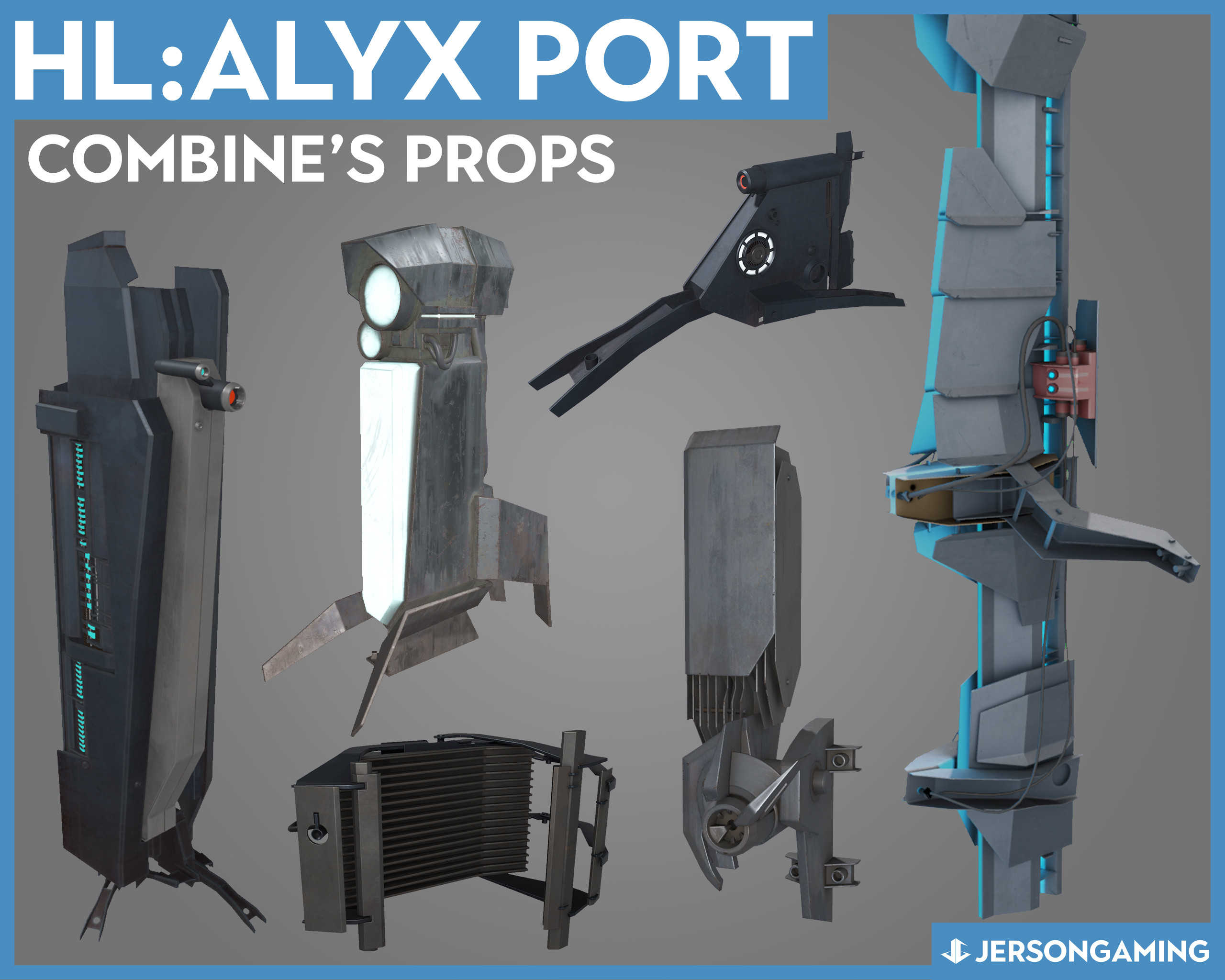 Half-life Alyx: Combine's Props Replacer