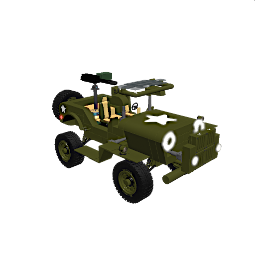 willys  jeep with 50. cal