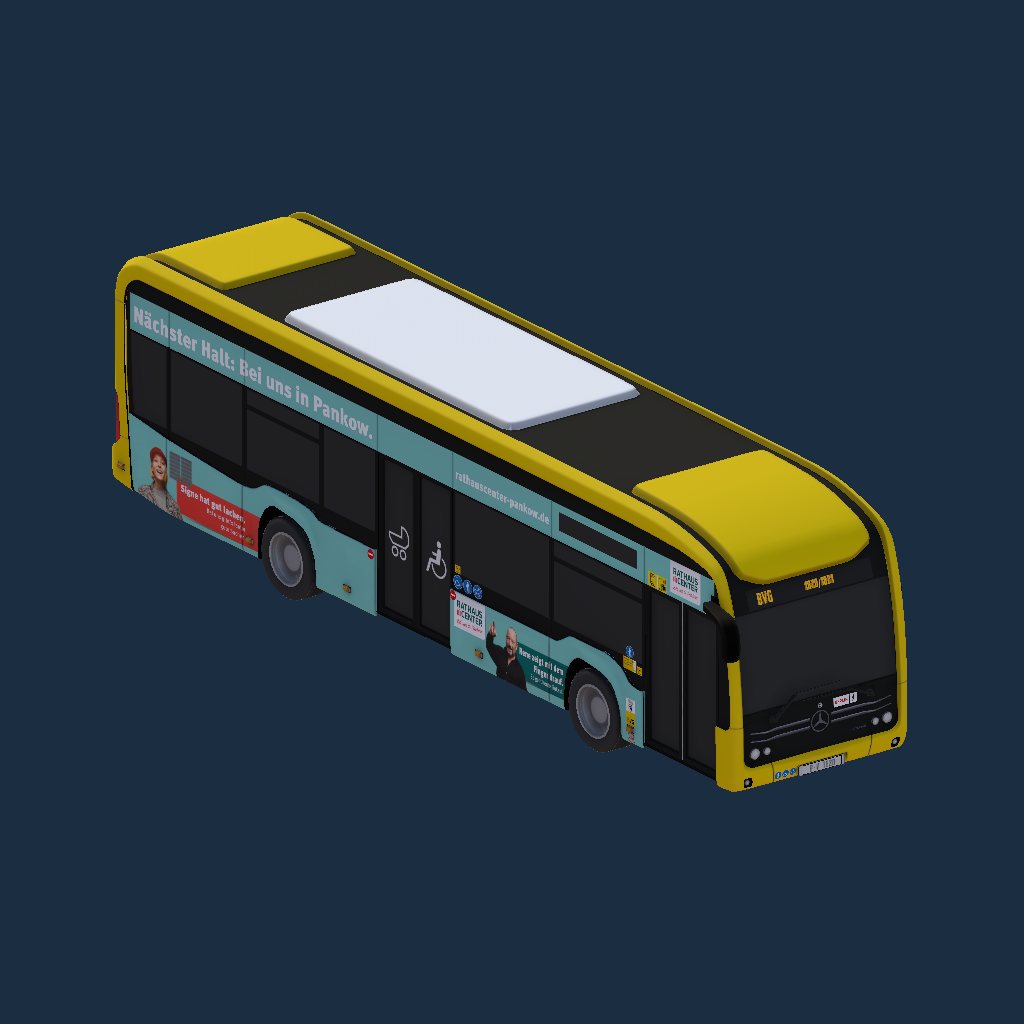 MB eCitaro - BVG (1820 I 1821 - Rathaus Center Pankow)