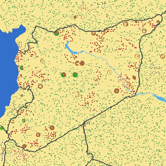 Syria (Administrative Map)