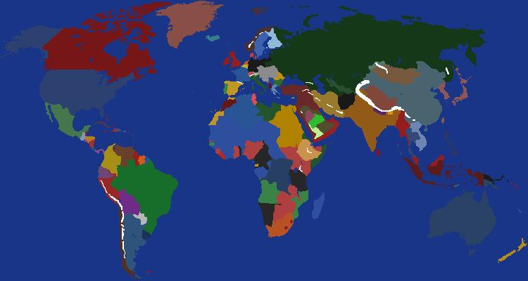 World Map - 1914 [UPDATED]