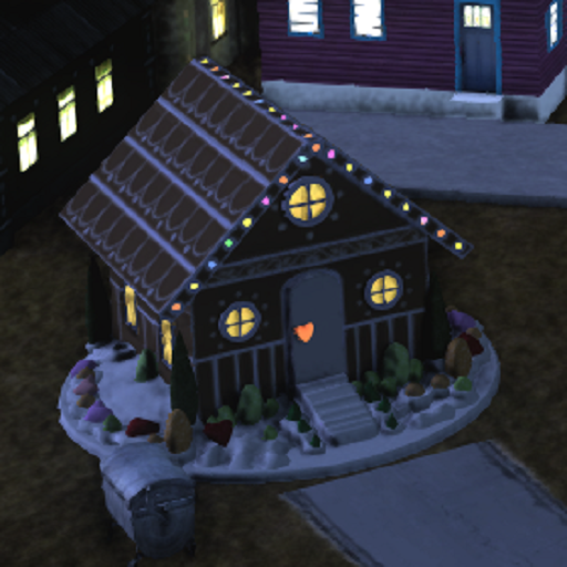 Father Frosts Gingerbread House