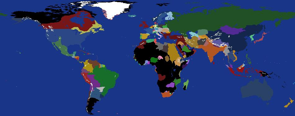 World Map 1848 (Old Unfinnished)